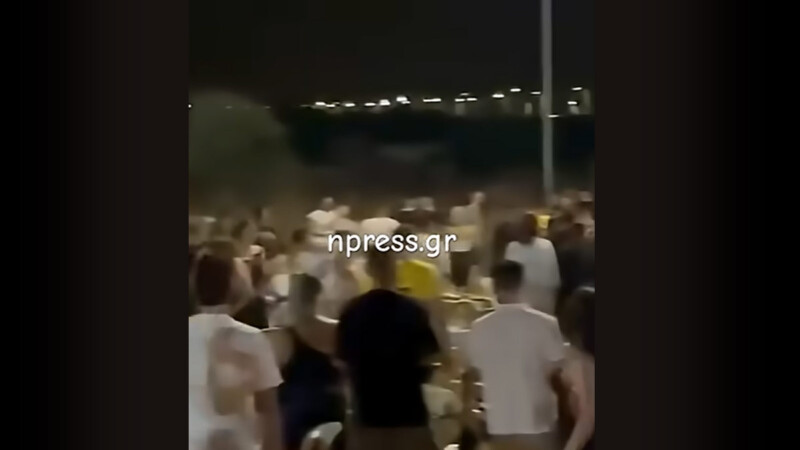 Άγρια συμπλοκή σε πανηγύρι στο Αντίρριο: Έπεσαν καρέκλες