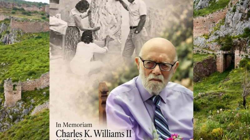 Πέθανε ο καθηγητής Charles K. Williams II - Ο άνθρωπος που αφιέρωσε τη ζωή του στις ανασκαφές της αρχαίας Κορίνθου - Τελευταία νέα & Έκτακτες ειδήσεις Live