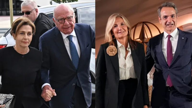 Γεύμα Μητσοτάκη-Μαρέβα με τον μεγιστάνα των media Ρούπερτ Μέρντοχ και τη σύζυγο του - Ποιοι άλλοι κάθισαν στο τραπέζι - Τελευταία νέα & Έκτακτες ειδήσεις Live