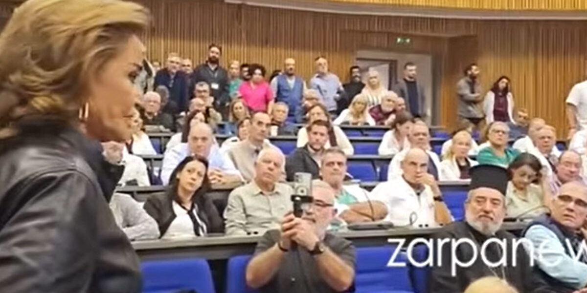 Ένταση στα Χανιά με την Ντόρα Μπακογιάννη: «Κλείστο ρε πουλάκι μου το στόμα σου»